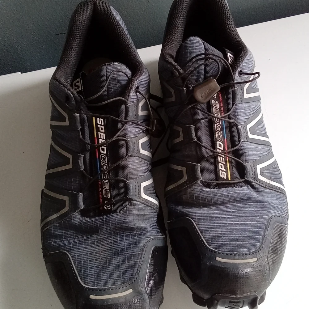Salomon Speedcross 4 Trail Running Shoes Blue Black‎ Mens 383130